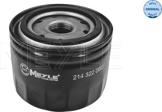 Meyle 214 322 0007 - Oil Filter www.parts5.com