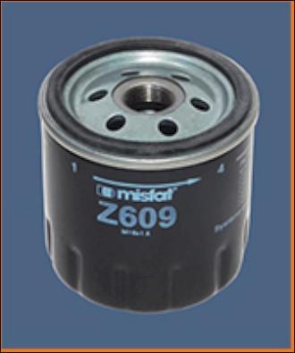 MISFAT Z609 - Oil Filter www.parts5.com
