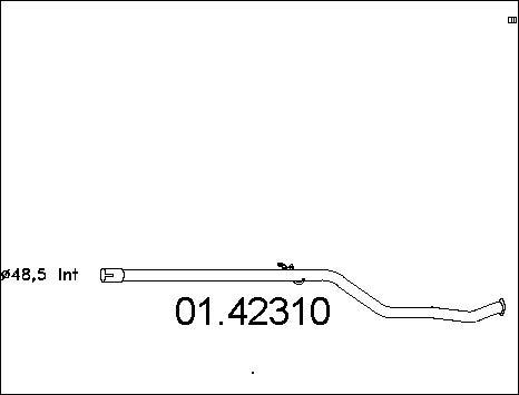 MTS 01.42310 - Exhaust Pipe www.parts5.com