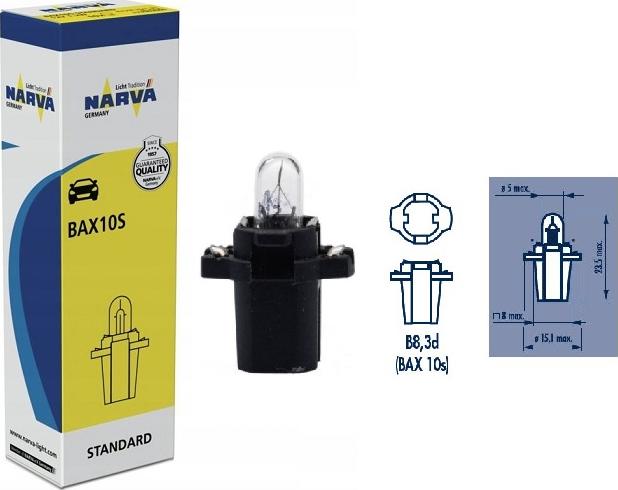 Narva 170363000 - Bulb, instrument lighting www.parts5.com