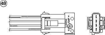 NGK 1896 - Лямбда-зонд, датчик кислорода www.parts5.com