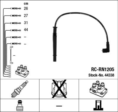 NGK 44338 - Ignition Cable Kit www.parts5.com