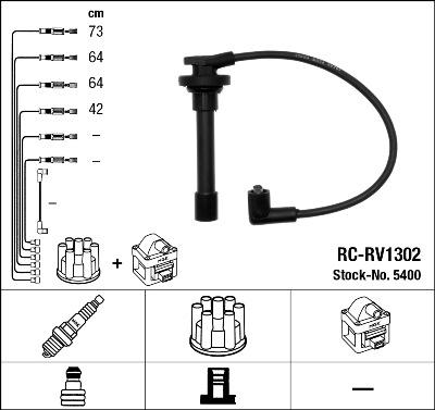 NGK 5400 - Ignition Cable Kit www.parts5.com