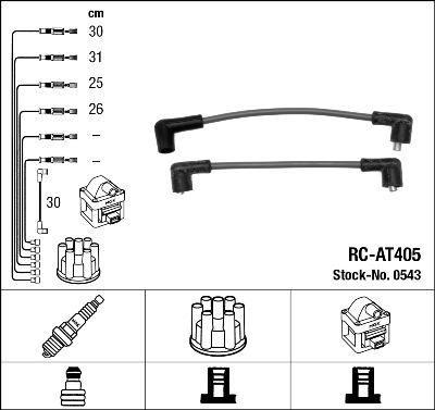 NGK 0543 - Ignition Cable Kit www.parts5.com