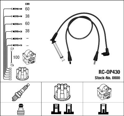 NGK 0800 - Ignition Cable Kit www.parts5.com
