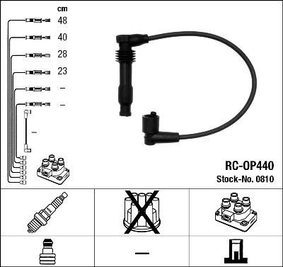 NGK 0810 - Ignition Cable Kit www.parts5.com