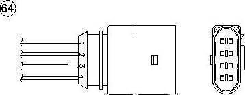 NGK 1886 - Lambda Sensor www.parts5.com