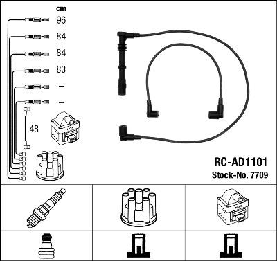 NGK 7709 - Ignition Cable Kit www.parts5.com