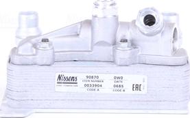 Nissens 90870 - Маслен радиатор, автоматична трансмисия www.parts5.com