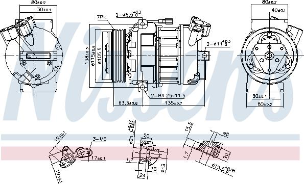 Nissens 890656 - Compressor, air conditioning www.parts5.com