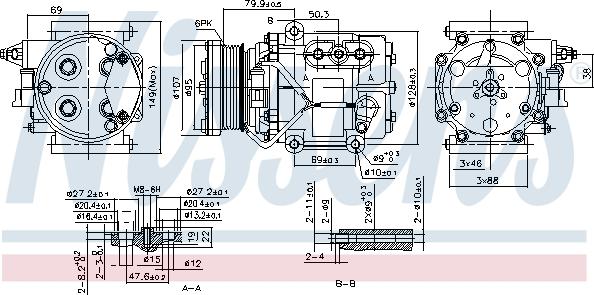 Nissens 89240 - Compressor, air conditioning www.parts5.com
