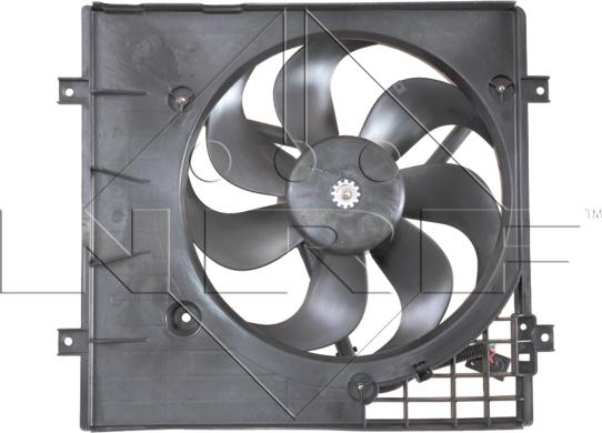 NRF 47058 - Fan, radiator www.parts5.com