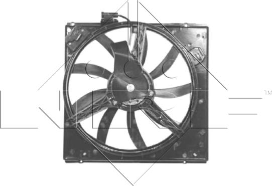 NRF 47052 - Fan, radiator www.parts5.com