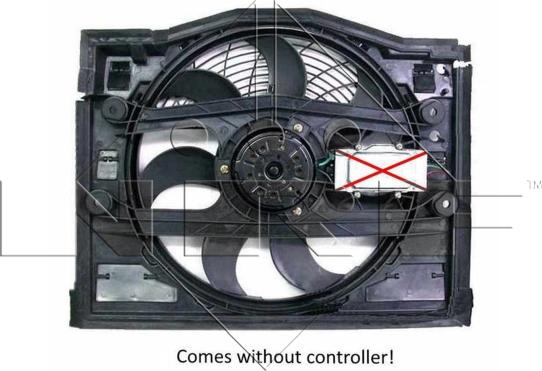 NRF 47027 - Ventilator, hlajenje motorja www.parts5.com