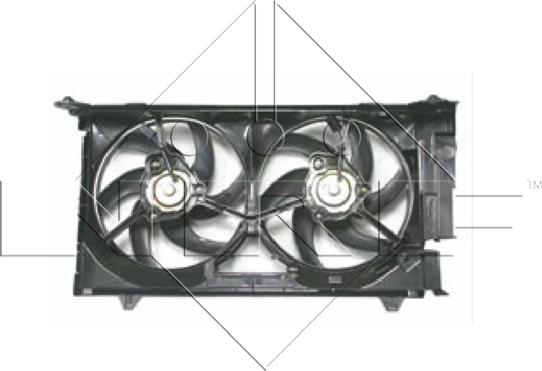 NRF 47075 - Fan, radiator www.parts5.com