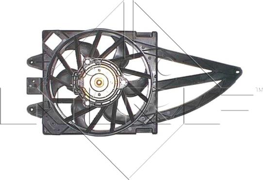 NRF 47240 - Fan, radiator www.parts5.com