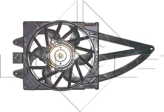 NRF 47241 - Fan, radiator www.parts5.com