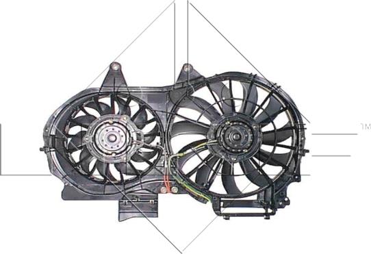 NRF 47205 - Fan, radiator www.parts5.com