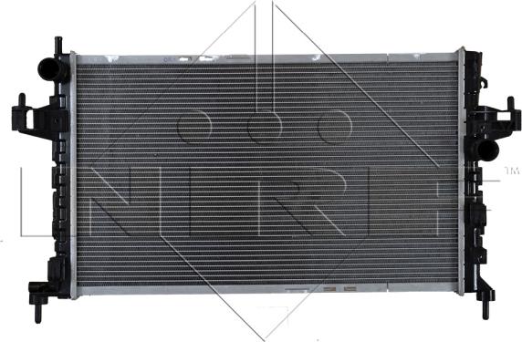 NRF 54753 - Радиатор, охлаждение двигателя www.parts5.com