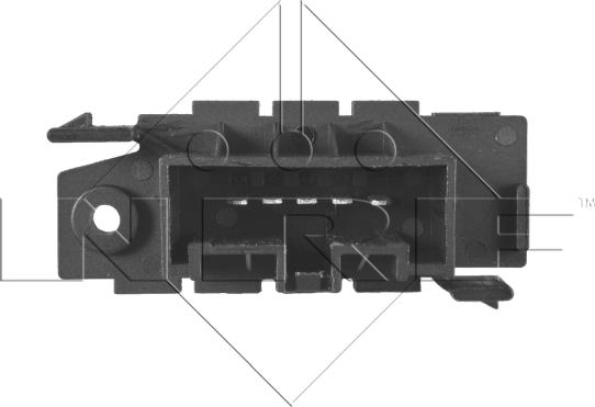 NRF 342041 - Resistor, interior blower www.parts5.com