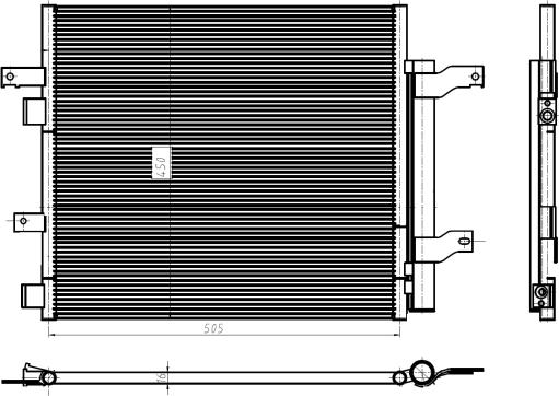 NRF 350388 - Condenser, air conditioning www.parts5.com