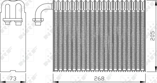 NRF 36068 - Evaporator, air conditioning www.parts5.com