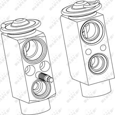 NRF 38405 - Expanzní ventil, klimatizace www.parts5.com