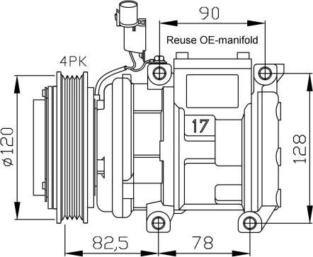 NRF  32449 - Compressor, air conditioning www.parts5.com