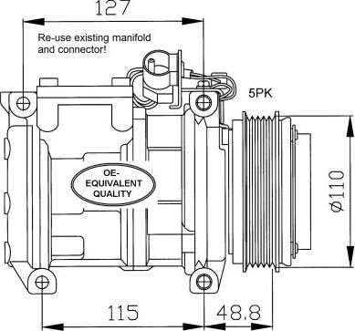 NRF 32048 - Compressor, air conditioning www.parts5.com