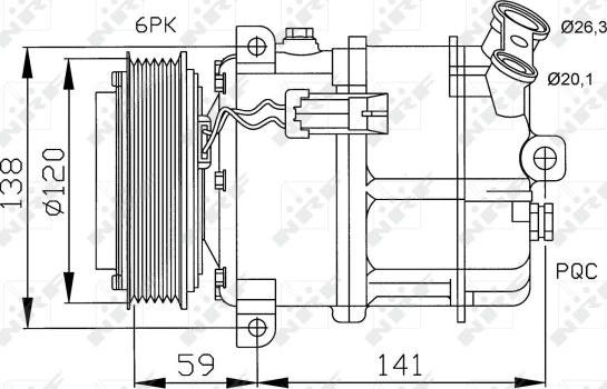 NRF 32191 - Compressor, air conditioning www.parts5.com