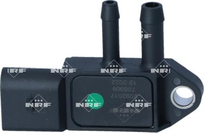 NRF 708009 - Sensor, exhaust pressure www.parts5.com
