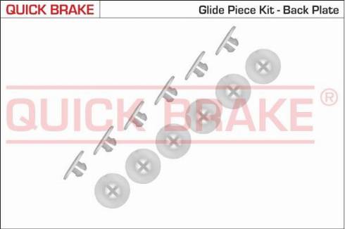 OJD Quick Brake 6858K - Accessory Kit, brake shoes www.parts5.com