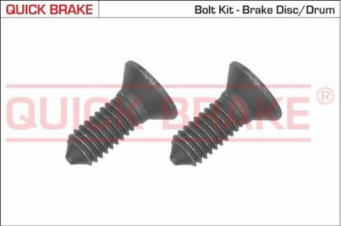 OJD Quick Brake 11667K - Bolt, brake disc www.parts5.com
