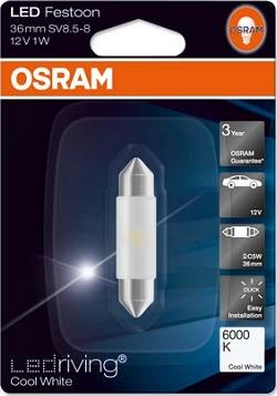 Osram 6436CW-01B - Bulb, interior light www.parts5.com