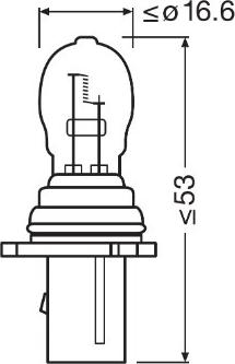Osram 828 - Izzó, parkoló / helyzetjelző lámpa www.parts5.com