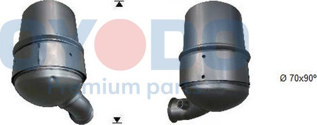 Oyodo 20N0002-OYO - Soot / Particulate Filter, exhaust system www.parts5.com