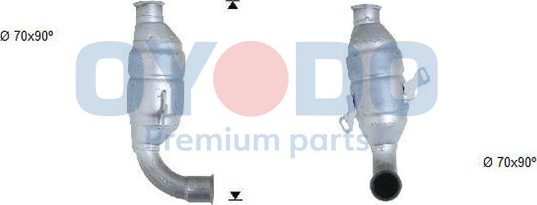 Oyodo 20N0089-OYO - Catalytic Converter www.parts5.com