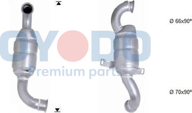 Oyodo 20N0034-OYO - Catalytic Converter www.parts5.com