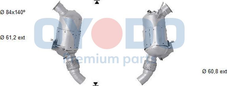 Oyodo 20N0036-OYO - Soot / Particulate Filter, exhaust system www.parts5.com