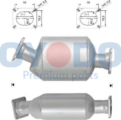Oyodo 20N0030-OYO - Soot / Particulate Filter, exhaust system www.parts5.com