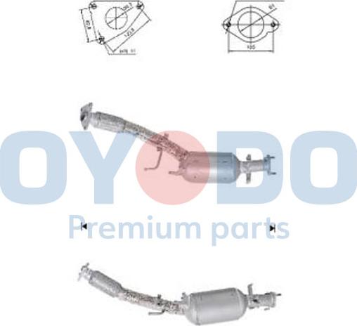 Oyodo 20N0101-OYO - Soot / Particulate Filter, exhaust system www.parts5.com