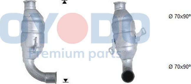 Oyodo 20N0113-OYO - Catalytic Converter www.parts5.com