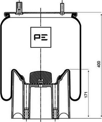 PE Automotive 084.105-74A - Bellow, air suspension www.parts5.com