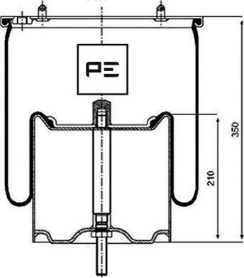 PE Automotive 08411972A - Bellow, air suspension www.parts5.com