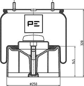 PE Automotive 084.116-73A - Bellow, air suspension www.parts5.com
