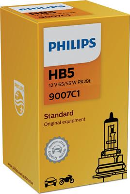 PHILIPS 9007C1 - Bulb, spotlight www.parts5.com