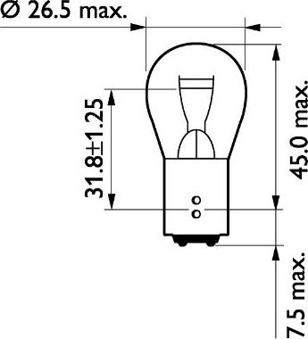 PHILIPS 13499CP - Bulb, indicator www.parts5.com