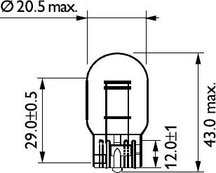 PHILIPS 12066CP - Bulb, indicator www.parts5.com