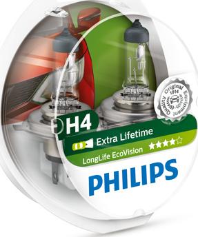 PHILIPS 12342LLECOS2 - Крушка с нагреваема жичка, фар за дълги светлини www.parts5.com