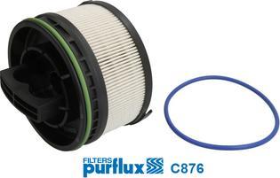Purflux C876 - Fuel filter www.parts5.com